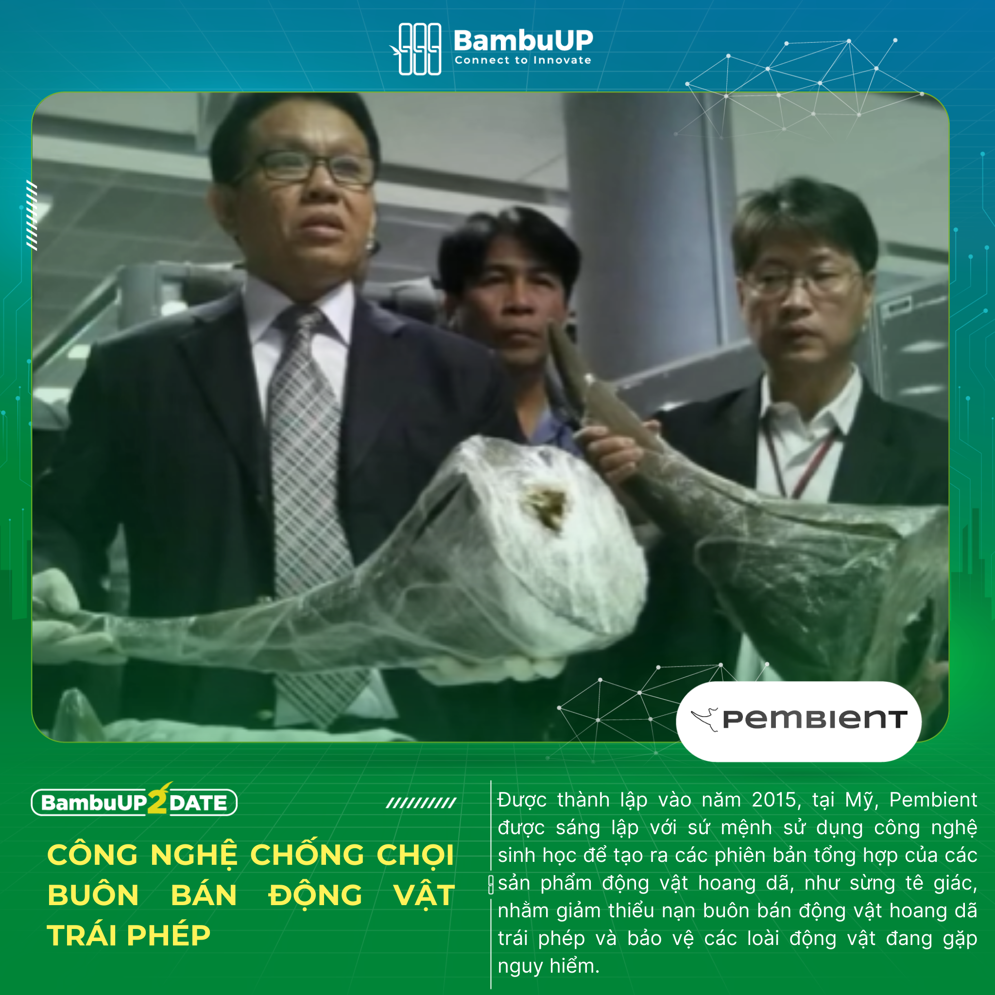 Pembient - Sử Dụng Công Nghệ Sinh Học Để Bảo Vệ Tê Giác
