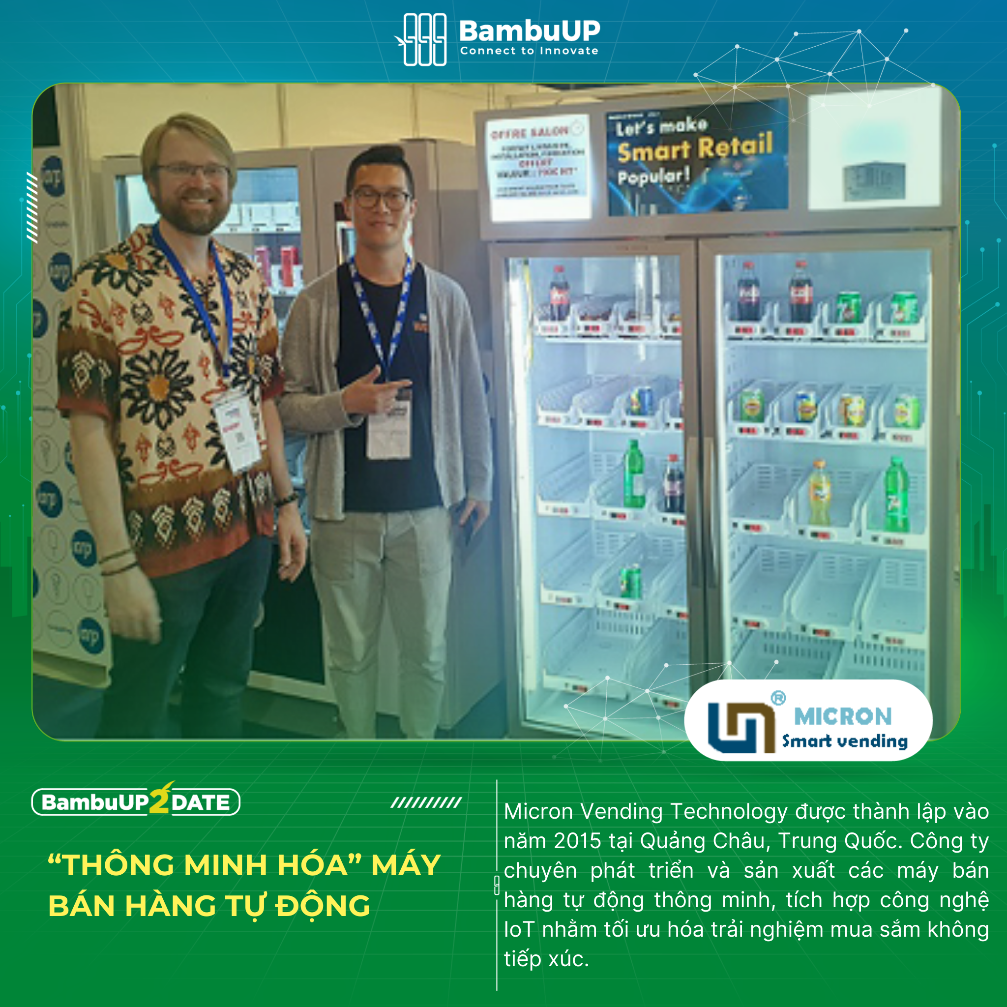 Micron Vending Technology - Tối ưu hóa trải nghiệm mua sắm không tiếp xúc