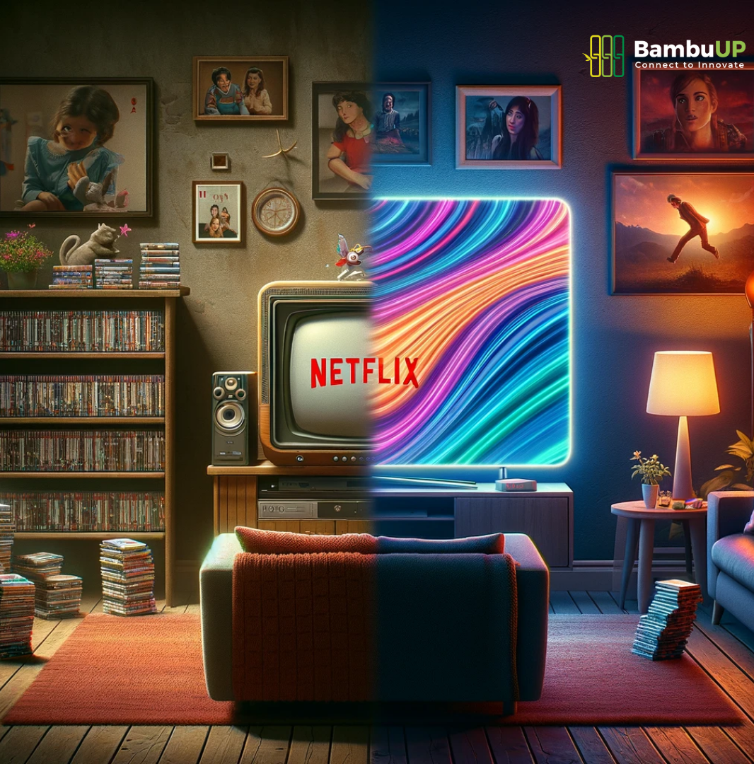 Netflix với sự đổi mới từ cho thuê băng đĩa sang dịch vụ phát trực tuyến web