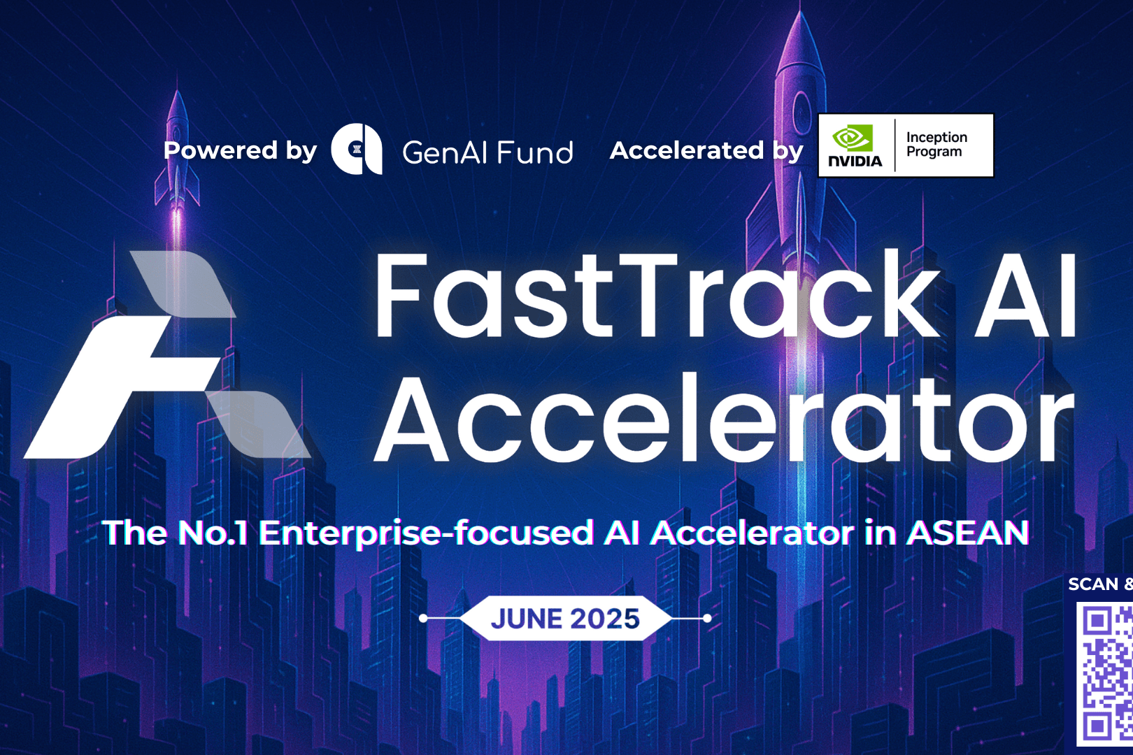 FastTrack AI Accelerator Launch Day Poster
