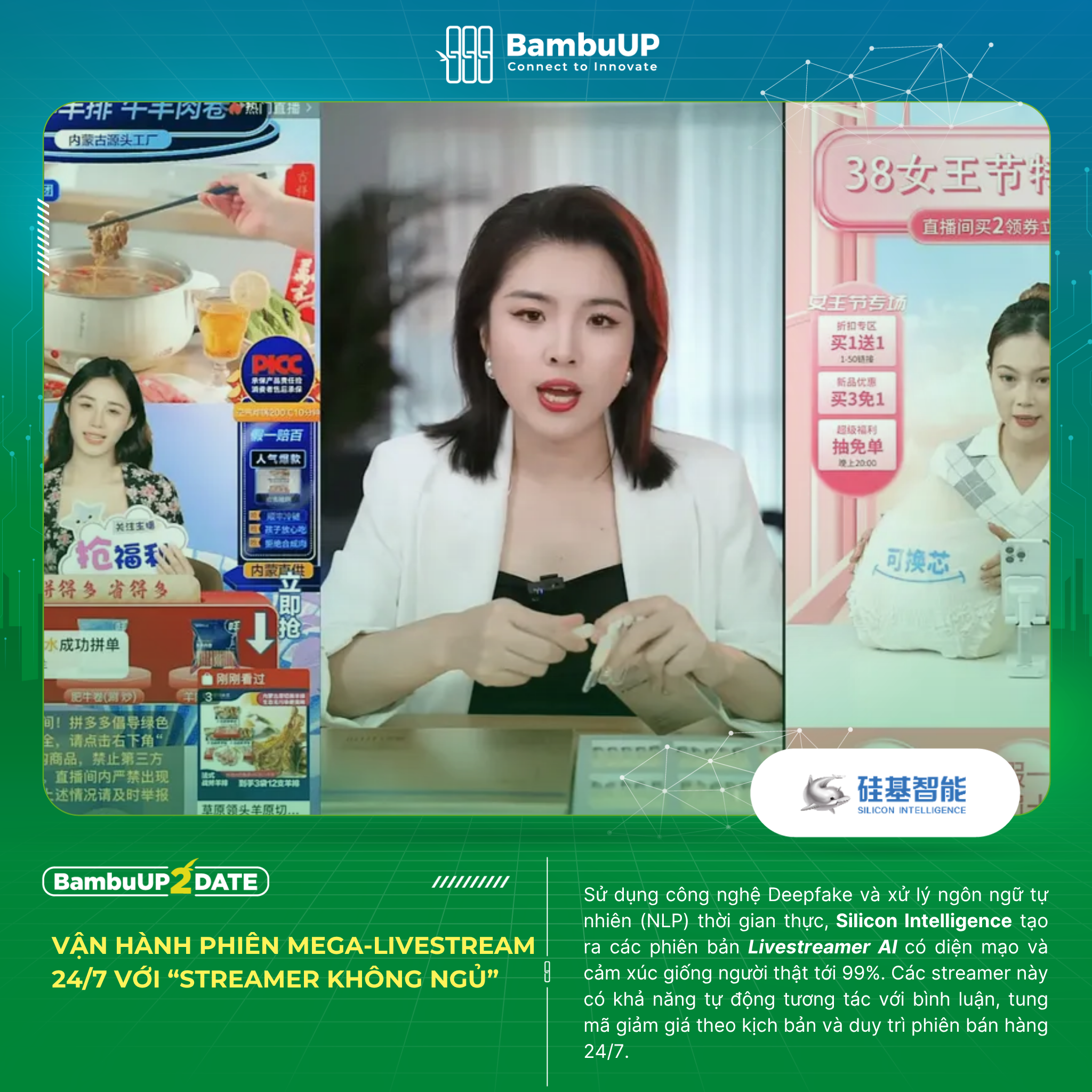 Vận hành phiên mega-livestream 24/7 với “Streamer không ngủ”